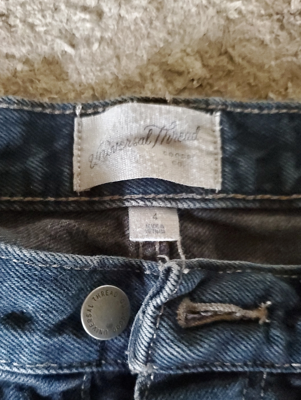 Universal Thread Button-Front Denim Shorts - Picture 2 of 4